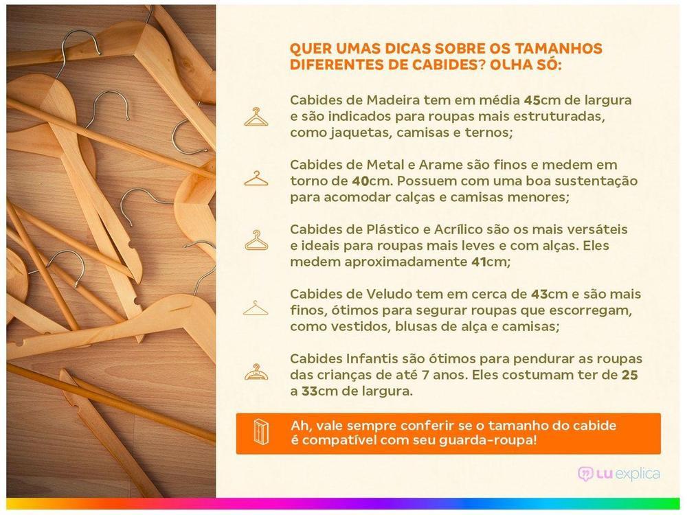 Guarda-roupa Casal com Espelho 6 Portas - 17