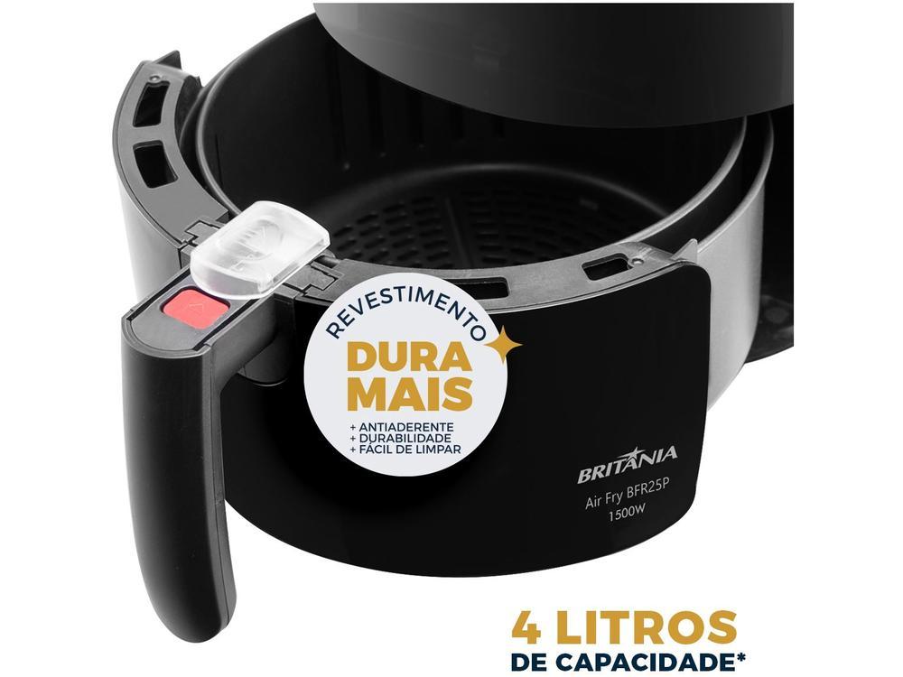 Air Fryer Britânia BFR25P Preto 3,5L com Timer - 8