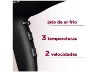 Secador de Cabelo Mondial Power Shine Black - 5