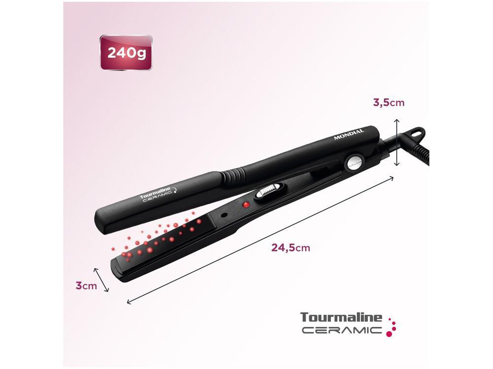 Chapinha/Prancha de Cabelo Mondial Tourmaline Ceramic P-15 220C - 14