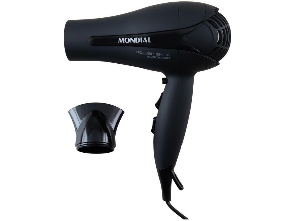 Secador de Cabelo Mondial Power Shine Black - 9