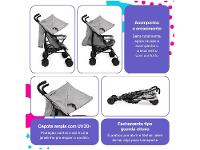 Carrinho de Bebê Guarda-Chuva Cosco Kids Hobby - 3