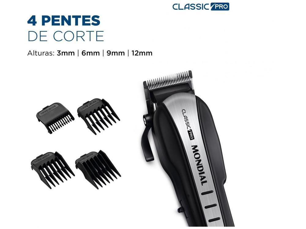 Máquina de Cortar Cabelo Mondial Classic Pro - 3