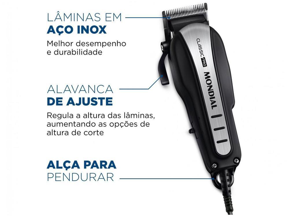 Máquina de Cortar Cabelo Mondial Classic Pro - 4