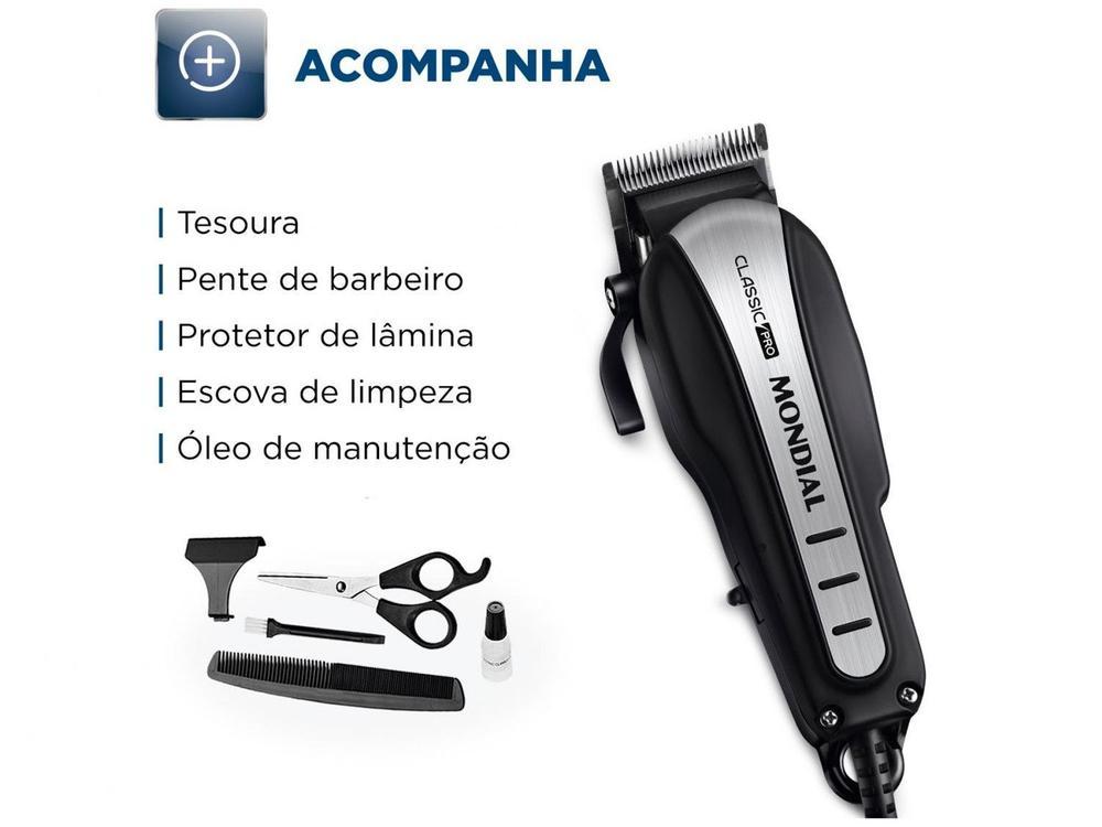 Máquina de Cortar Cabelo Mondial Classic Pro - 5
