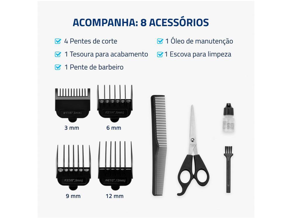 Máquina de Cortar Cabelo Mondial Hair Stylo - 10