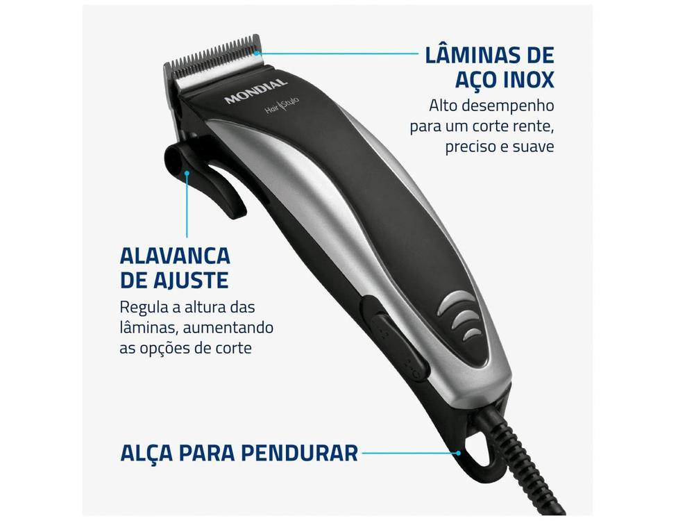 Máquina de Cortar Cabelo Mondial Hair Stylo - 4
