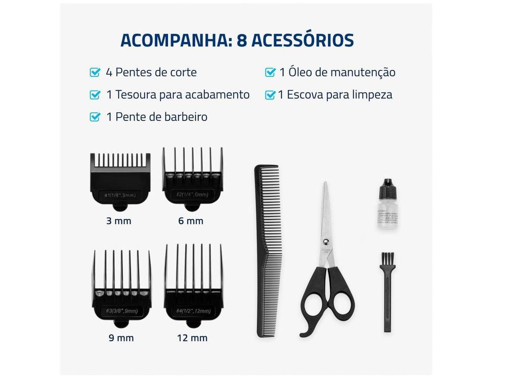 Máquina de Cortar Cabelo Mondial Hair Stylo - 5