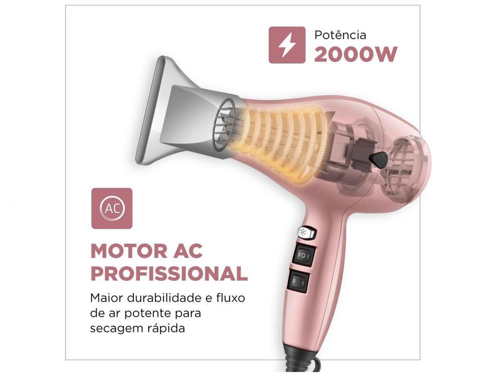 Secador de Cabelo Mondial Juliette Golden Rose - 4