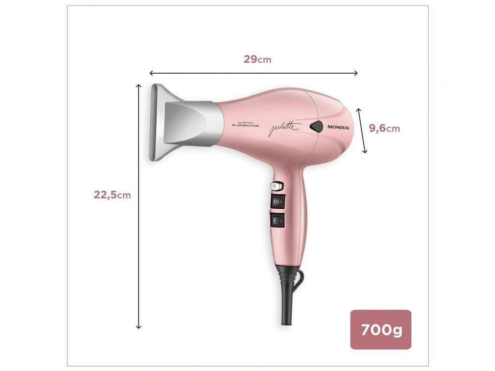 Secador de Cabelo Mondial Juliette Golden Rose - 9