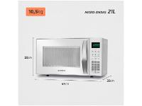 Micro-ondas Mondial 21L Branco MO-01-21-W - 7