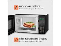 Micro-ondas Mondial 21L Preto MO-01-21 - 6