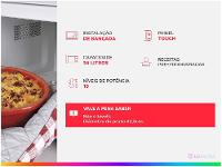 Micro-ondas Mondial 34L Espelhado - 2