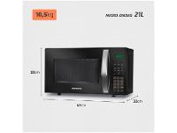 Micro-ondas Mondial 21L Preto MO-01-21-B - 7