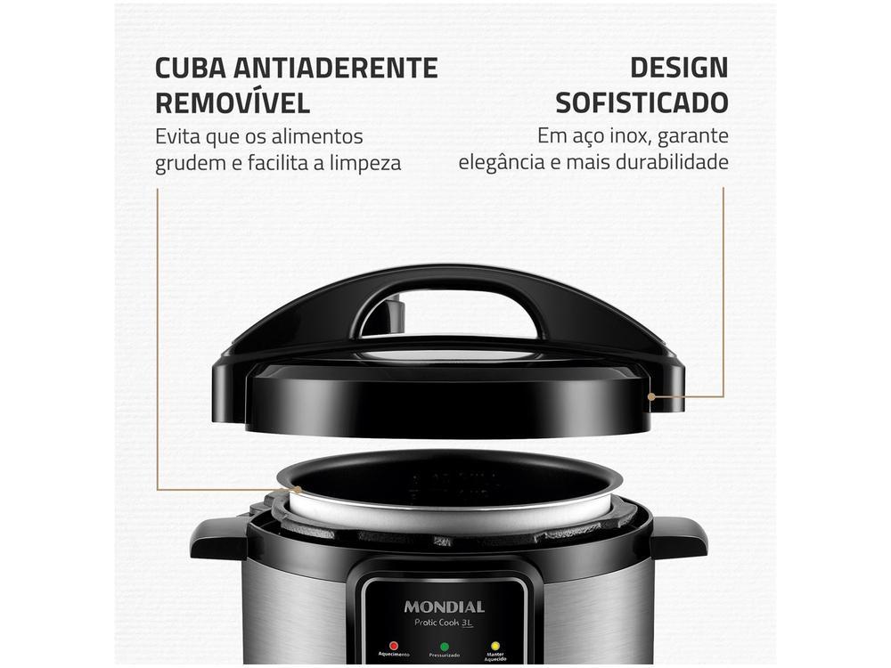 Panela de Pressão Elétrica Mondial 3L 700W - 15