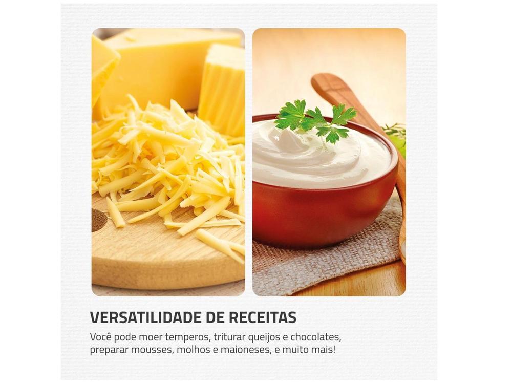 Mini Processador de Alimentos Mondial Preto 300W Turbo Pratic MP - 4