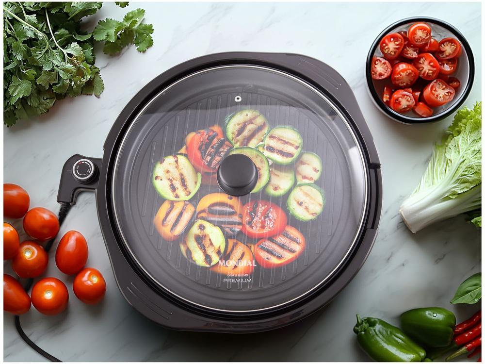 Grill Mondial G-03 Redondo 1270W Antiaderente - 8