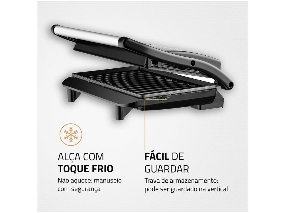 Grill Mondial PG-01 Master Press 2 em 1 Retangular - 15