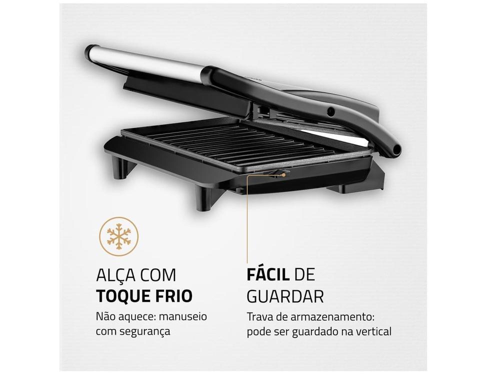 Grill Mondial PG-01 Master Press 2 em 1 Retangular - 25