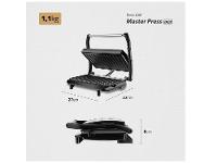 Grill Mondial PG-01 Master Press 2 em 1 Retangular - 9