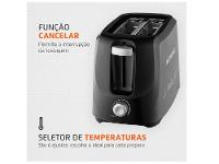 Torradeira Mondial Pratic T-18 Preto e Prata - 22