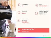 Chaleira Elétrica Mondial Premium CE-06 Preta - 2