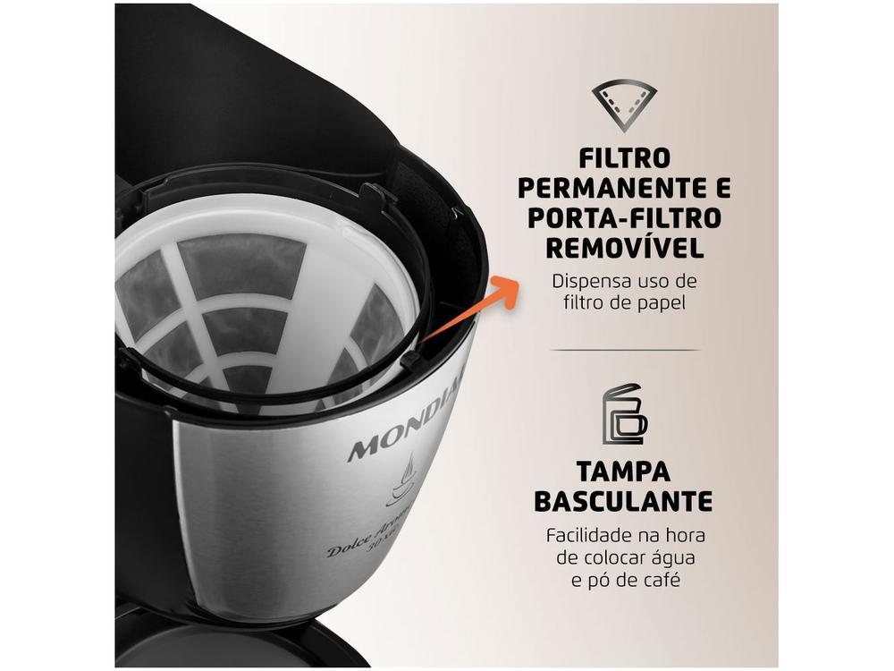 Cafeteira Elétrica Mondial Dolce Arome Jarra Inox - 14