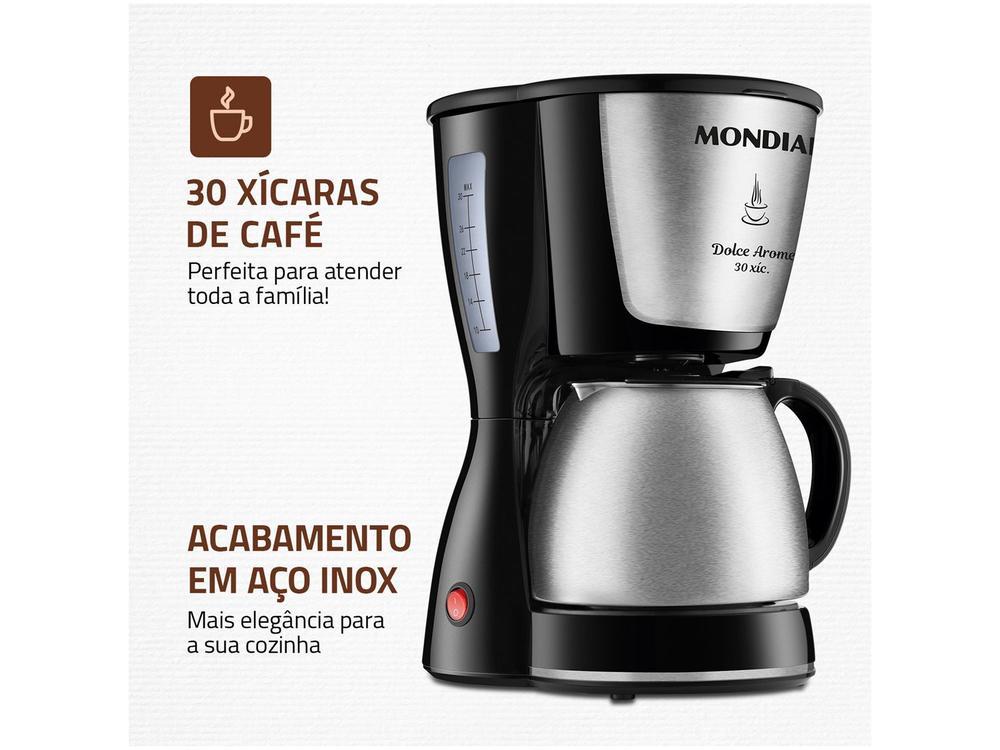 Cafeteira Elétrica Mondial Dolce Arome Jarra Inox - 2