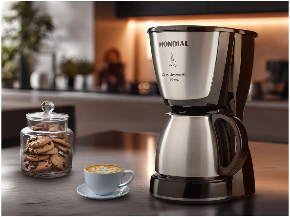 Cafeteira Elétrica Mondial Dolce Arome Jarra Inox - 7