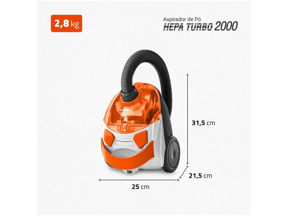 Aspirador de Pó Mondial Filtro HEPA 1500W AP-15 - 15