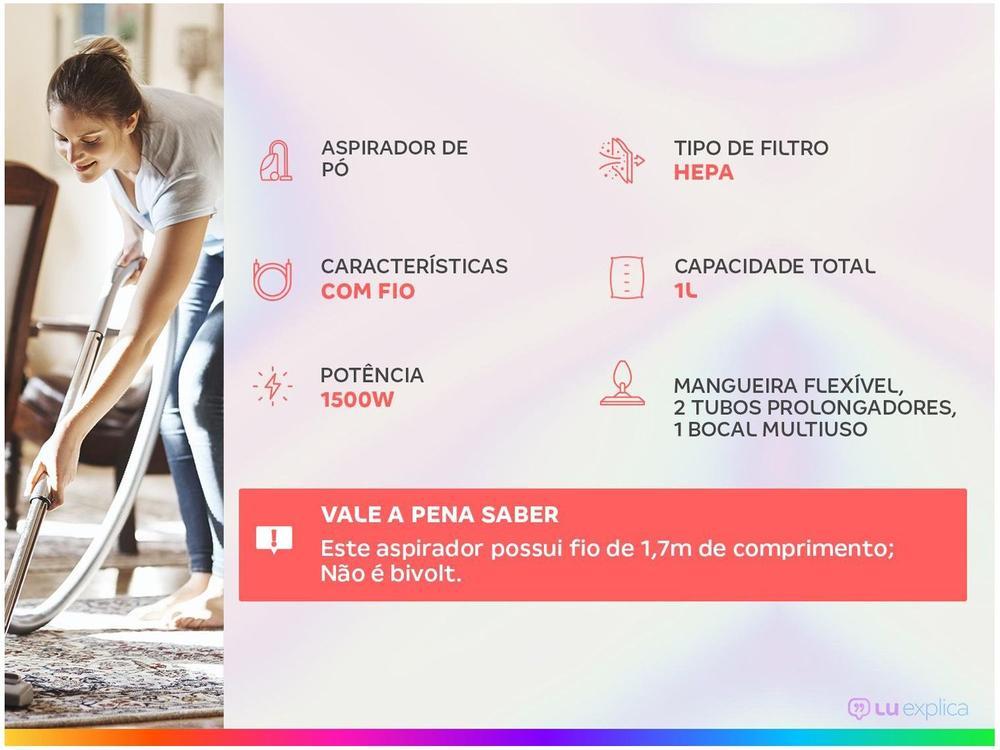 Aspirador de Pó Mondial Filtro HEPA 1500W AP-15 - 2