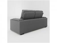 Sofá Retrátil Reclinável 3 Lugares Veludo Joly Cancún Gralha Azul Estofados - 7