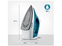 Ferro de Passar Roupa a Vapor e a Seco Mondial F-32 Azul e Branco - 8