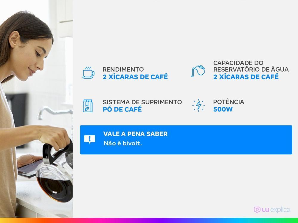 Cafeteira Elétrica Mondial Smart Coffee C-42-2X-BI - 10