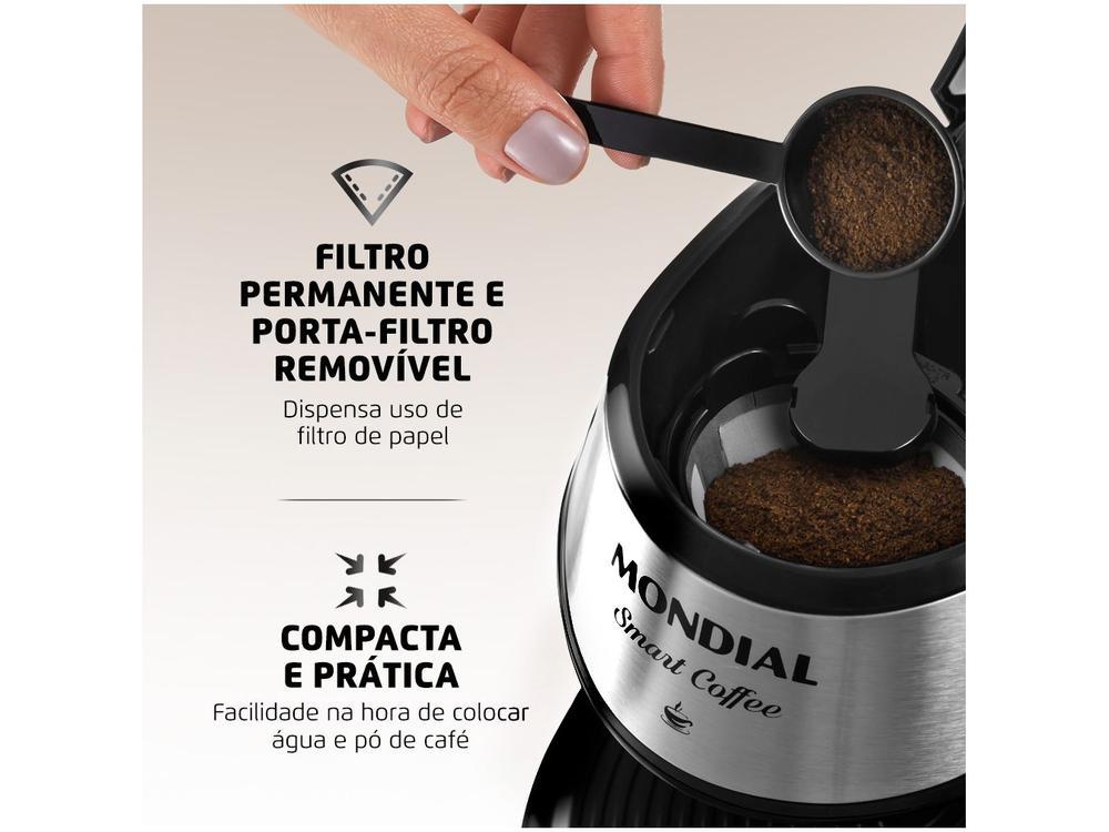Cafeteira Elétrica Mondial Smart Coffee C-42-2X-BI - 12