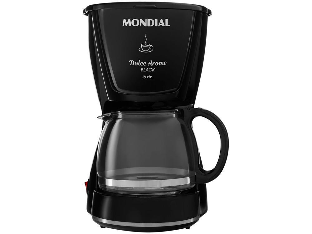Cafeteira Elétrica Mondial Dolce Arome Black C-30-18X-FB 18 Cafés Preto - 8