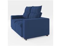 Sofá Retrátil Reclinável 3 Lugares Veludo Miami Gralha Azul Estofados - 7