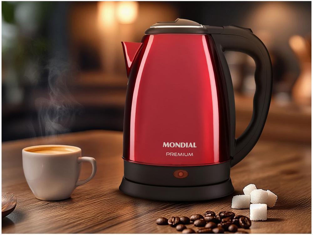 Chaleira Elétrica Mondial Premium CE-06-R Vermelha - 19