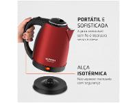 Chaleira Elétrica Mondial Premium CE-06-R Vermelha - 13