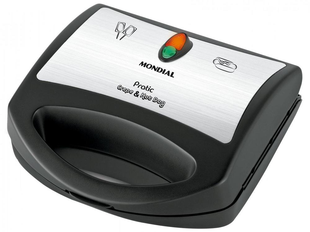 Crepeira Elétrica Mondial Pratic Crepe & Hot Dog - 15