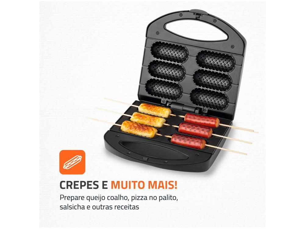 Crepeira Elétrica Mondial Pratic Crepe & Hot Dog - 16