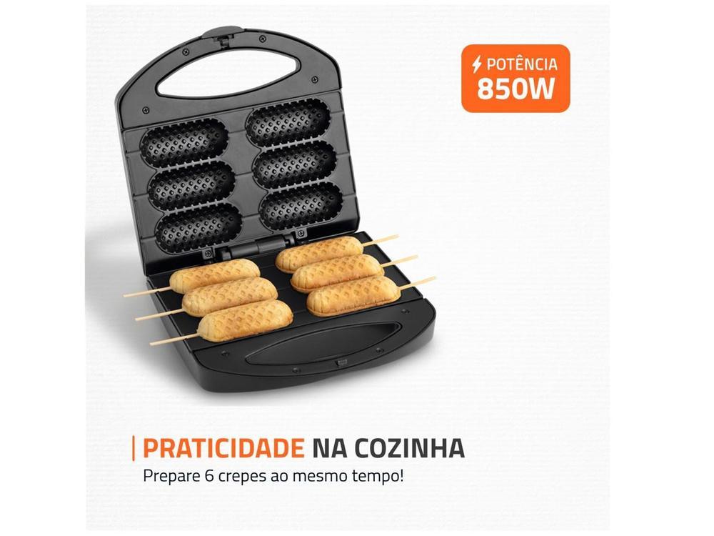 Crepeira Elétrica Mondial Pratic Crepe & Hot Dog - 4