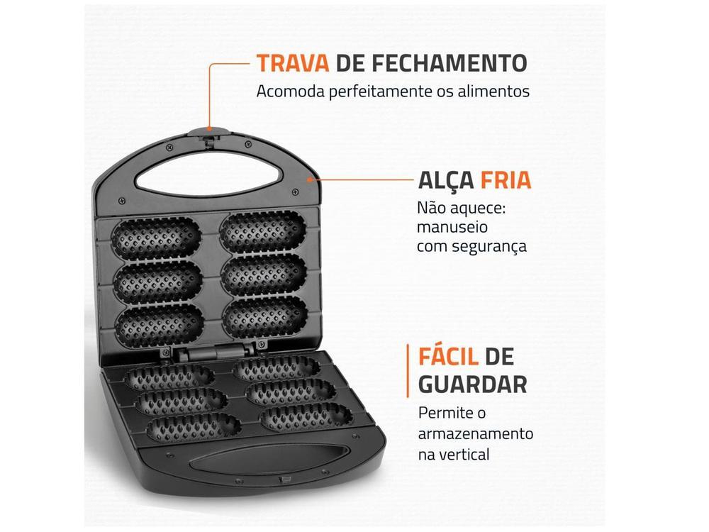 Crepeira Elétrica Mondial Pratic Crepe & Hot Dog - 6