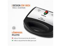 Crepeira Elétrica Mondial Pratic Crepe & Hot Dog - 11