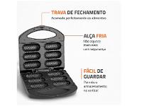 Crepeira Elétrica Mondial Pratic Crepe & Hot Dog - 6