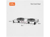 Fogão 2 Bocas Mondial Fast Cook Due - 5