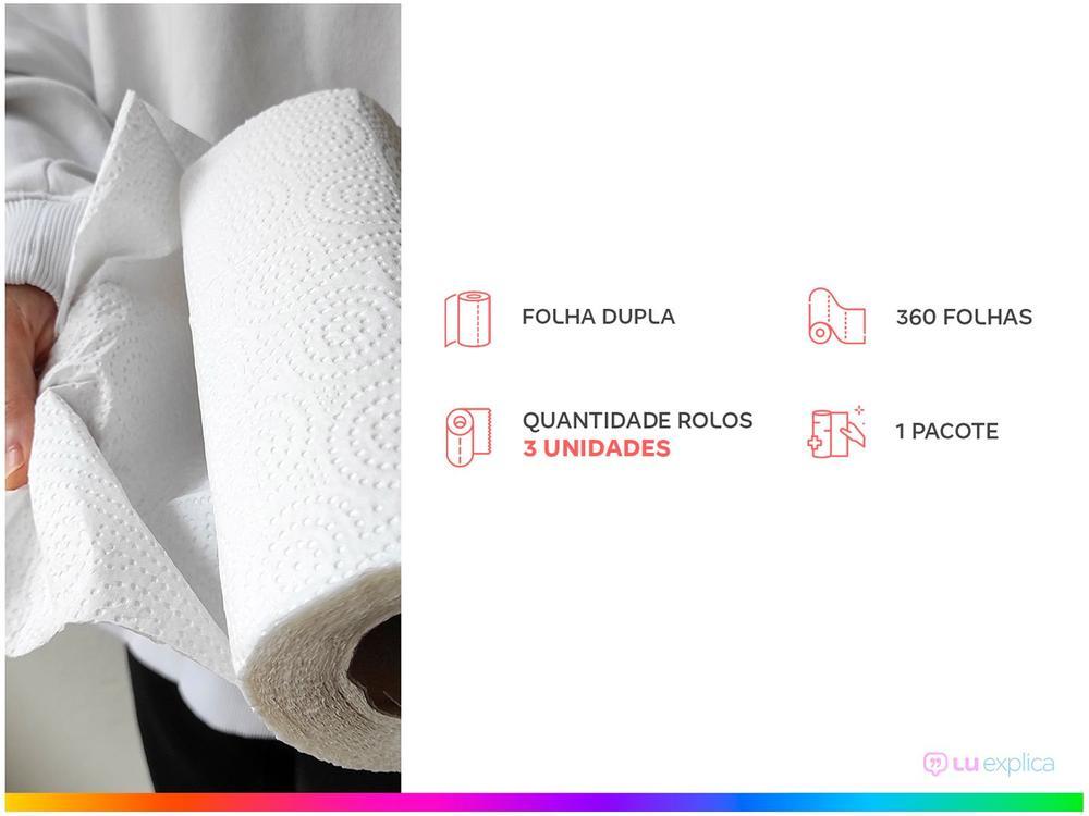 Papel Toalha Folha Dupla Jumbo Kitchen - 3