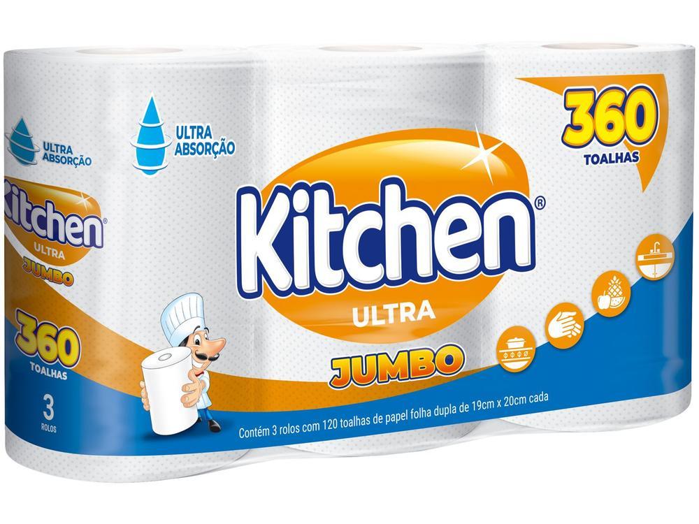 Papel Toalha Folha Dupla Jumbo Kitchen - 4