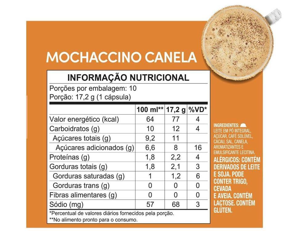 Cápsula Nescafé Dolce Gusto Mochaccino Canela 10 Cápsulas - 6
