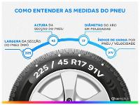 Pneu Aro 17” 225/45R17 Goodyear 91V Sport 2 Direction 2 - 2